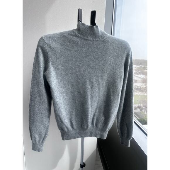 Hunt Club Other - Hunt Club Gray Cashmere Mock Neck Pullover Sweater Men's M Long Sleeve